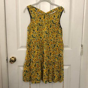 BAND OF GYPSIES sunflower cross-back dress